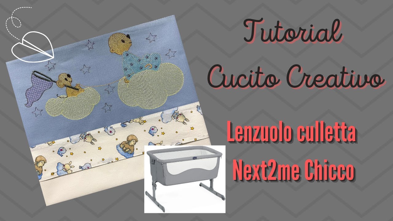 Tutorial Cucito Creativo - Lenzuolino con risvolto per culla Next2me o simili