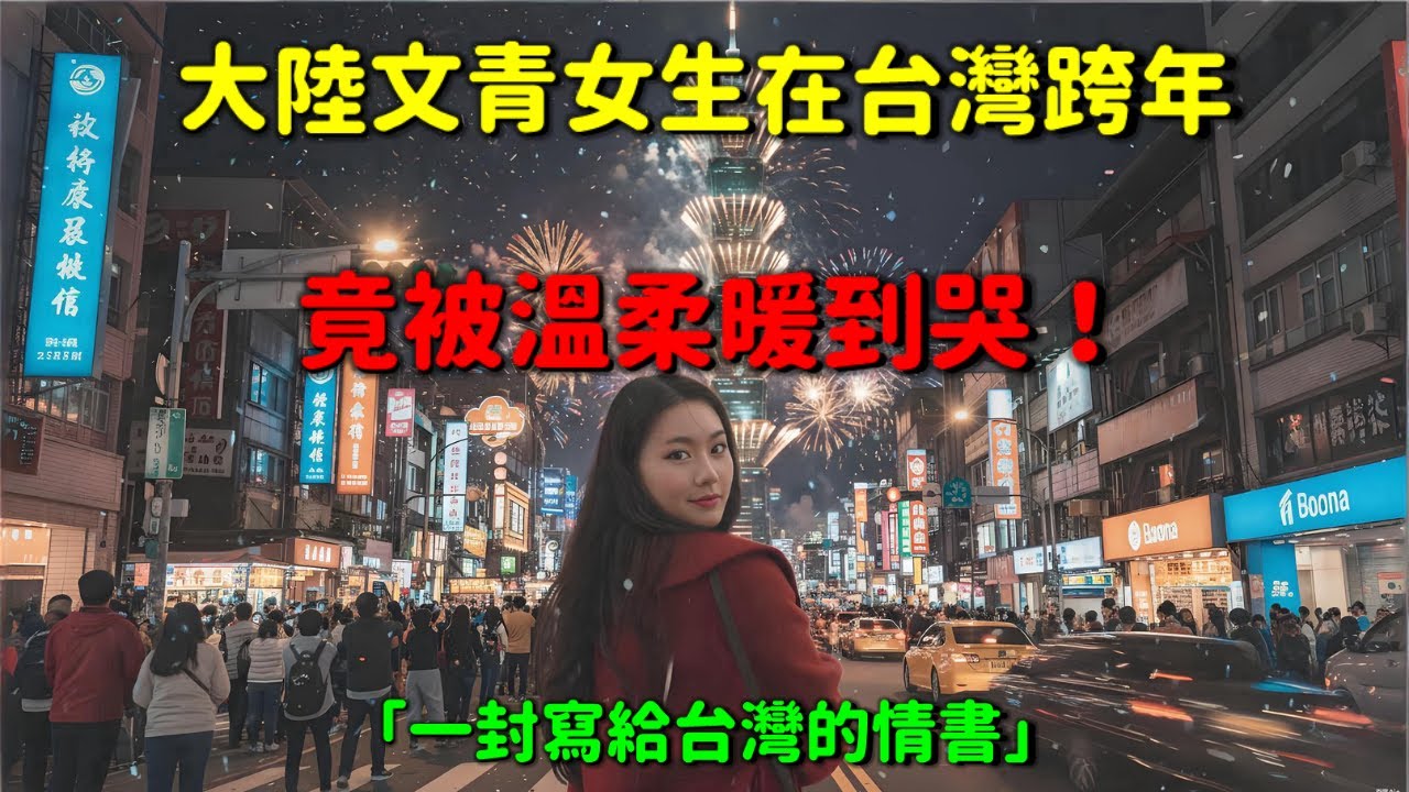 遲來的幸福，大陸文青女生回眸在台灣跨年的感動！一封寫給台灣的情書💔