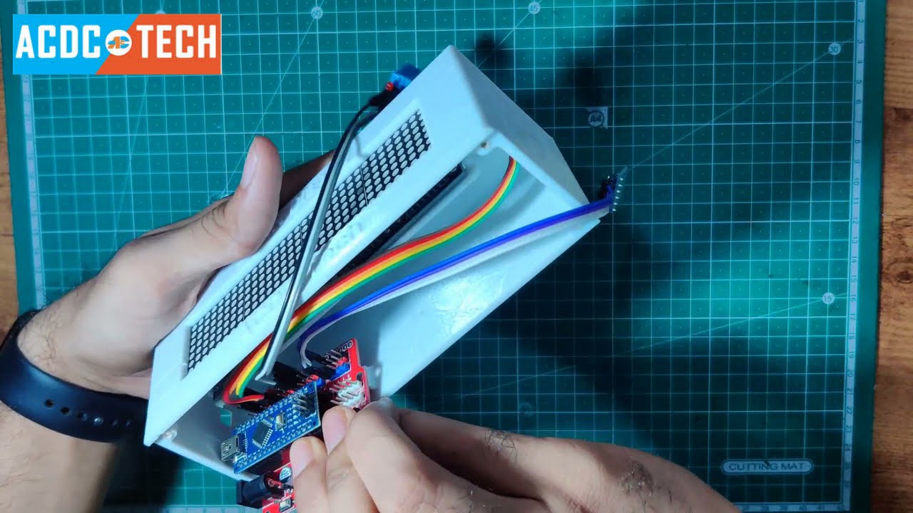 DIY Scrolling Display |Android App | Bluetooth HC-05| 3D Printed Casing| ACDC Tech | Fundooskill