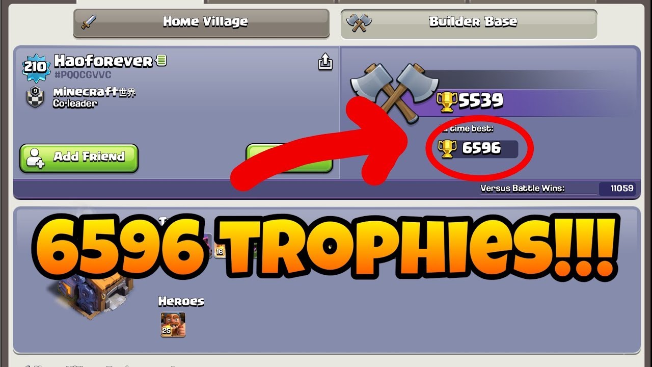 King Bob vs. Haoforever Clash of Clans Builder Base Pro Strategy