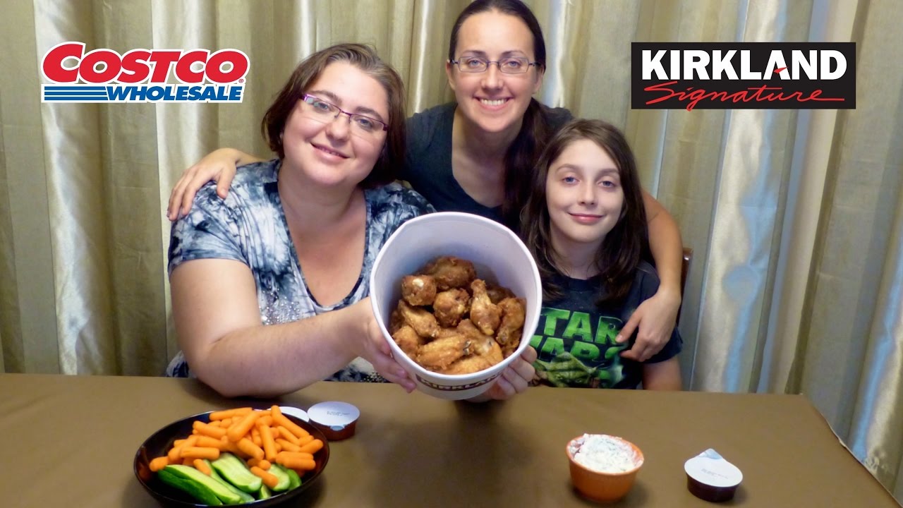 Costco Chicken Wings Bucket | Gay Family Mukbang (먹방) - Eating Show