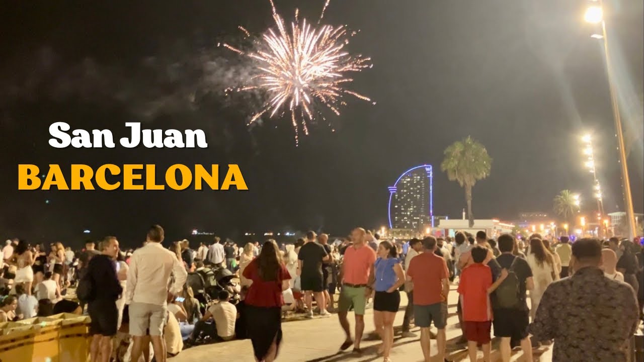 Barcelona Nightlife Walking Tour de la Noche de San Juan 2024 in Spain