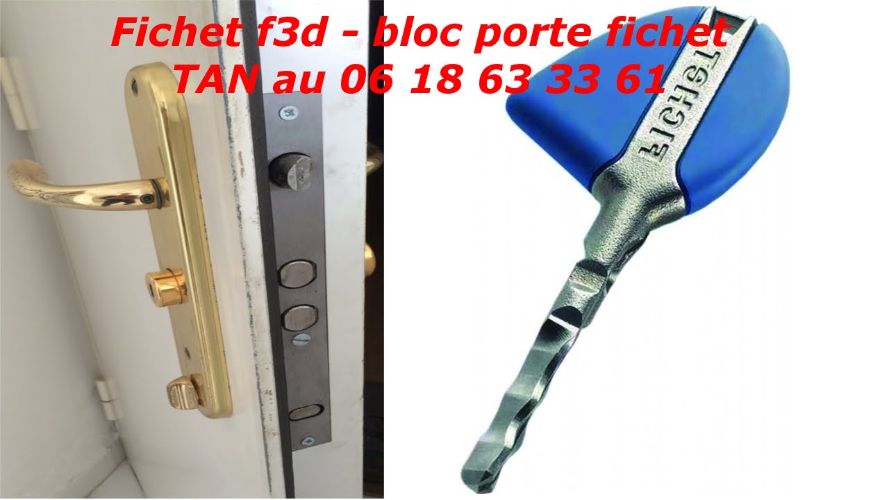 Tutoriel comment changer un cylindre fichet f3d - bloc porte fichet