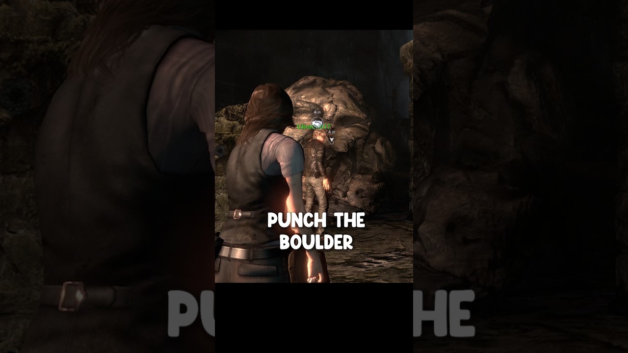 RESIDENT EVIL 6 Leon Punches a Boulder?