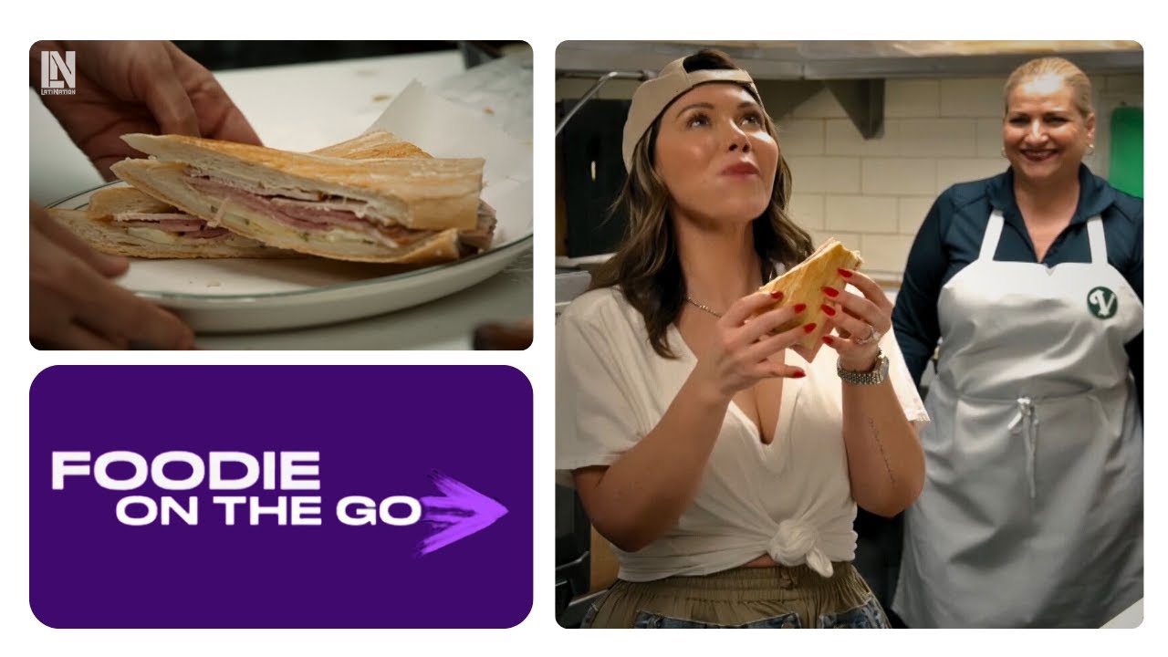 Chiquis Rivera Makes a Classic Cuban Sandwich at Versailles | Foodie On The Go | LatiNation