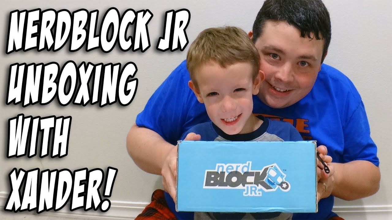 Unboxing July & August Nerd Block Jr's with my son Xander - @Barnacules