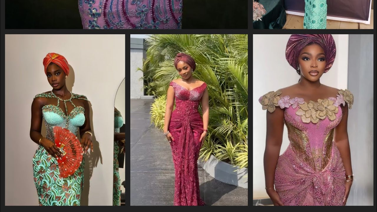 Latest lace style inspiration 😍#2026 #fashion #latestafricaprint #weddingattire 