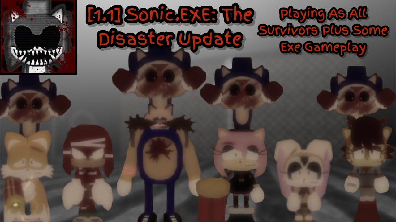 TD Just Got An Update | Playing All Survivors And Sonic Exe | [1.1] Sonic.EXE: The Disaster #roblox