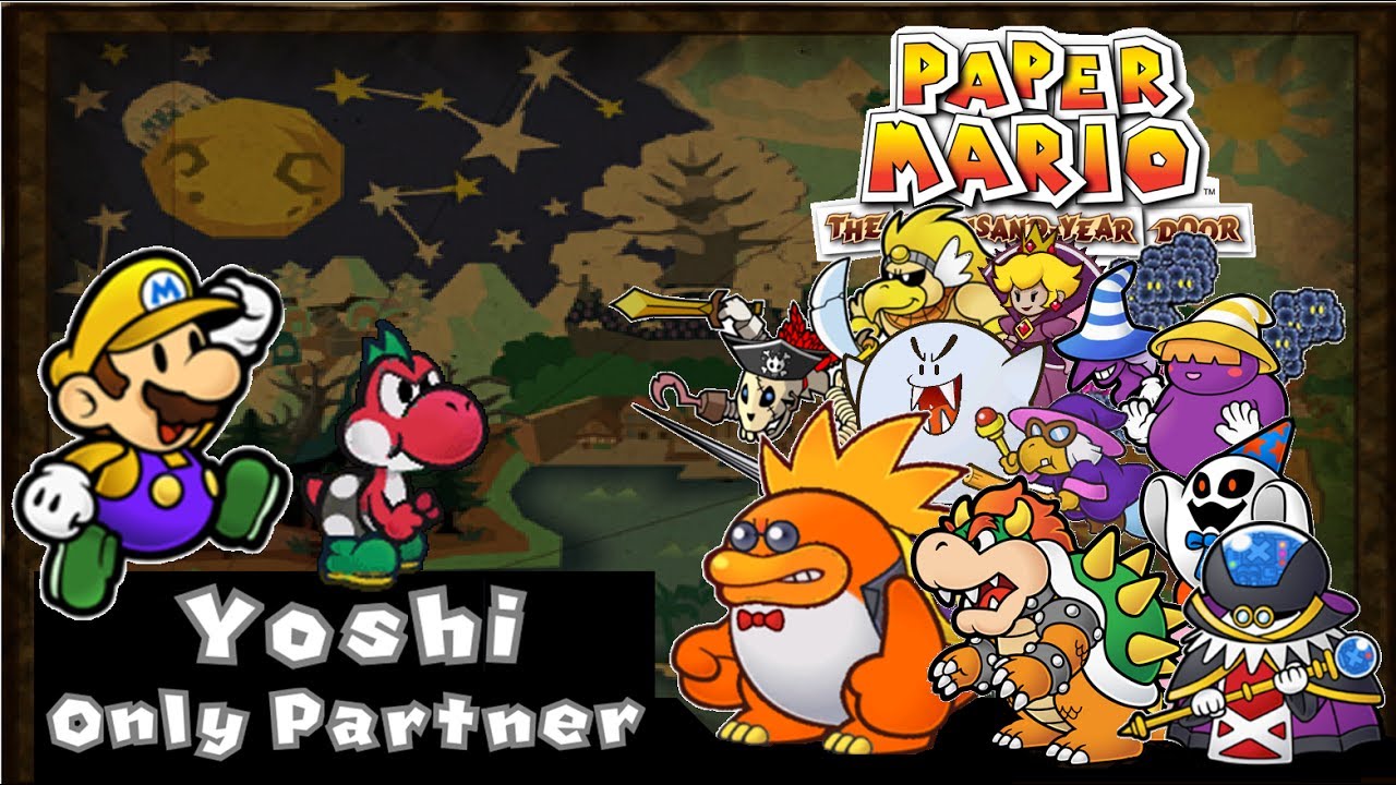 Paper Mario: TTYD - All Bosses - Yoshi Single Partner