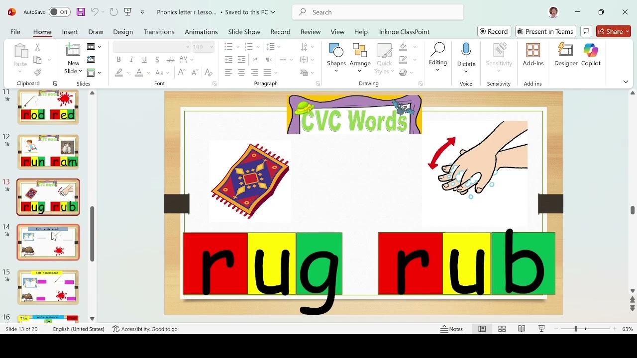 Lesson 22 Phonics Letter Rr