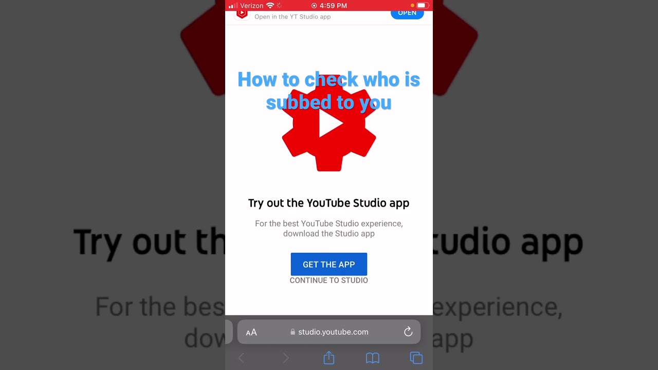 How to check who is subbed to you