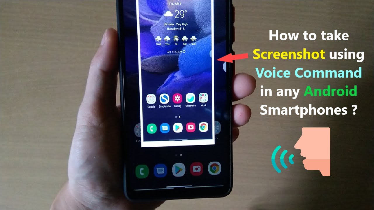 How to take Screenshot using Voice Command in any Android Smartphones ?