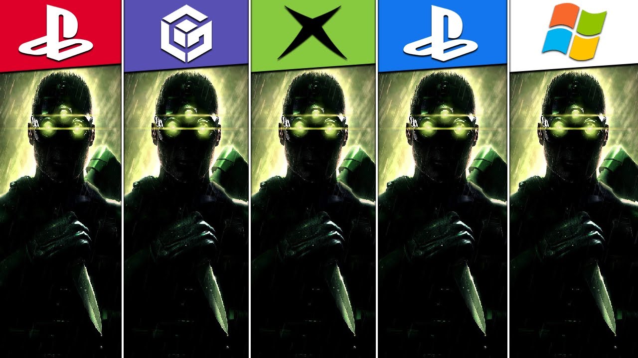 Splinter Cell Chaos Theory - Graphics Comparison ( PC vs PS2 vs Xbox vs GameCube vs PS3 )