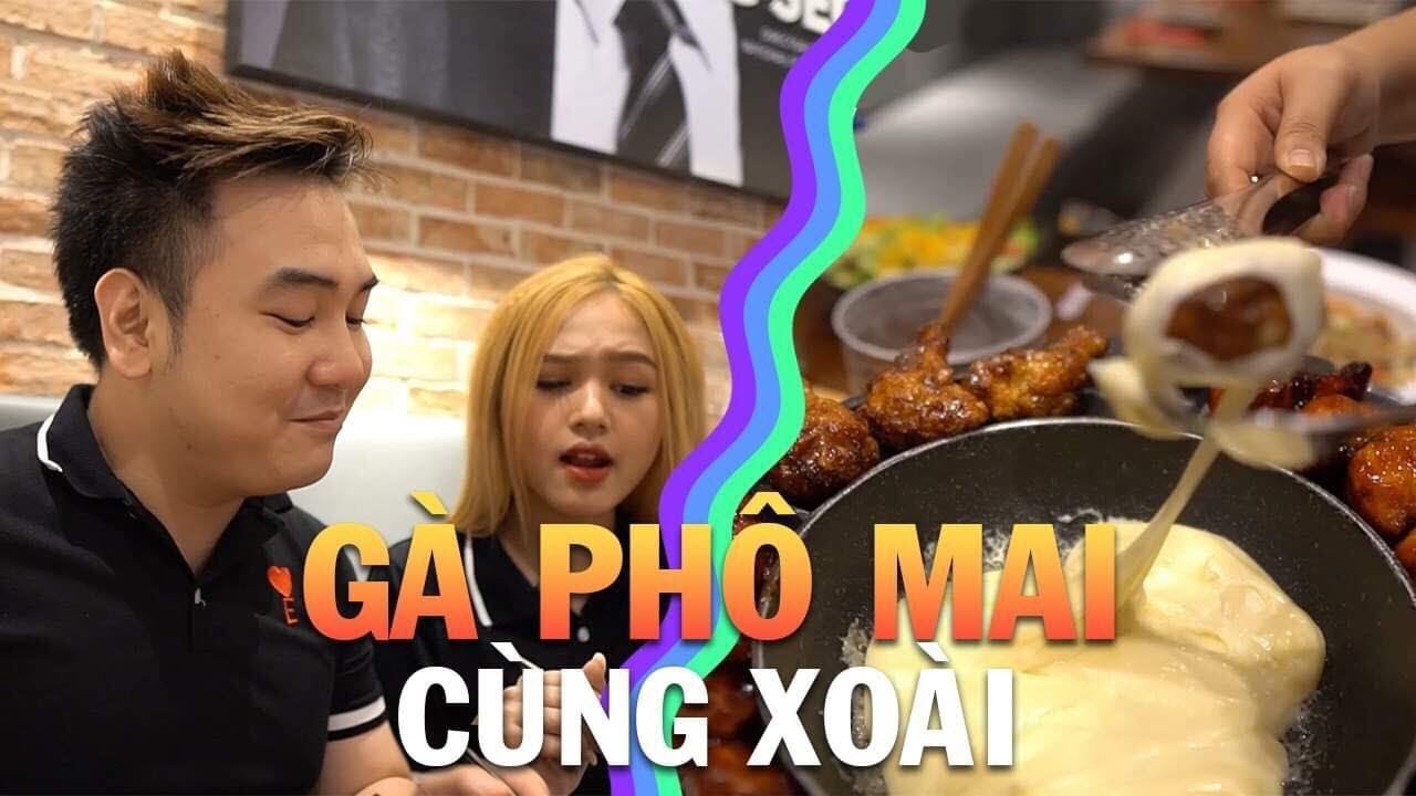 Xemesis và Xoài ăn sập quán Gà Phô Mai Hàn Quốc Goobne