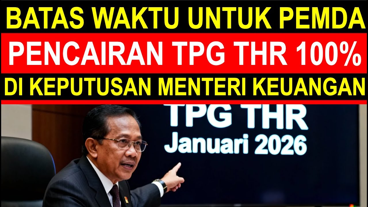 Breaking news kabar terbaru batas waktu pencairan tunjangan sertifikasi guru THR 100 persen 2025