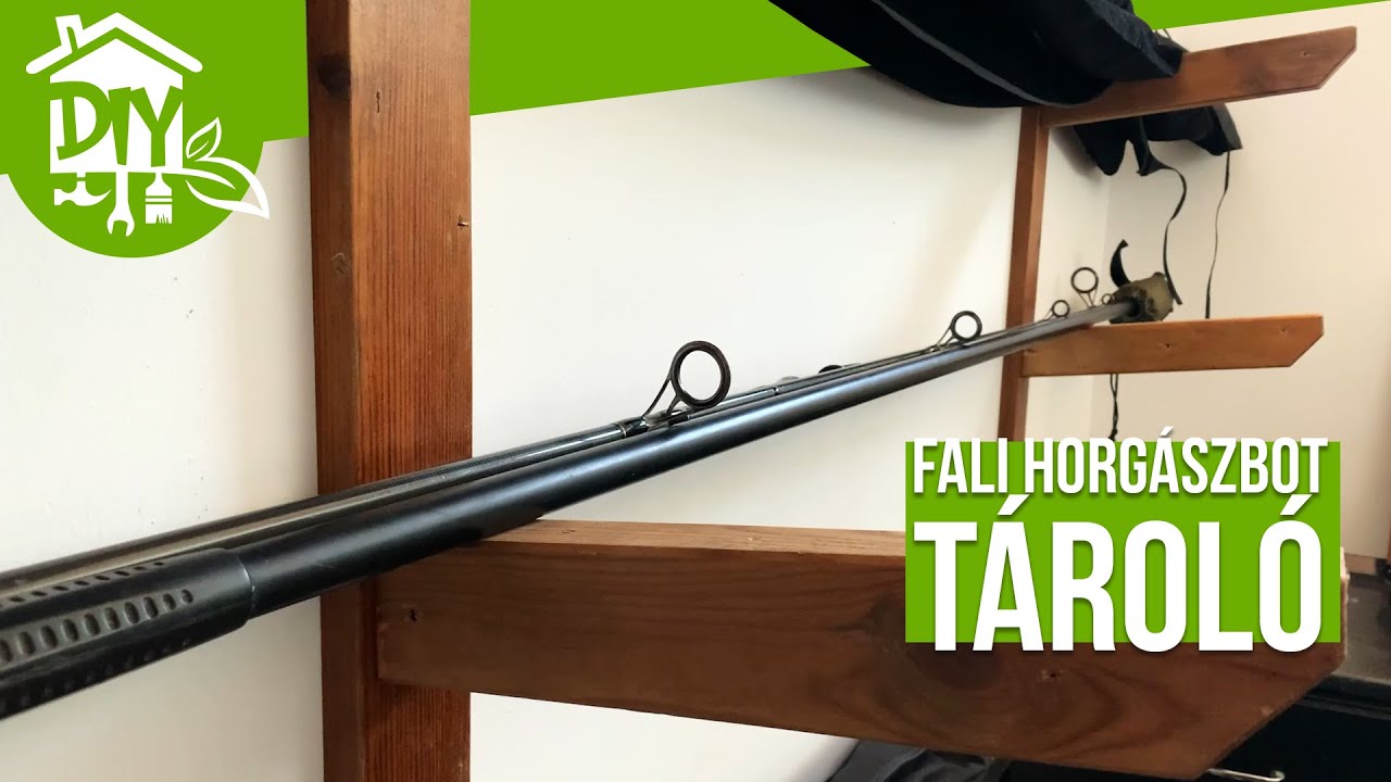 Fali horgászbot tartó! | Green Cottage DIY