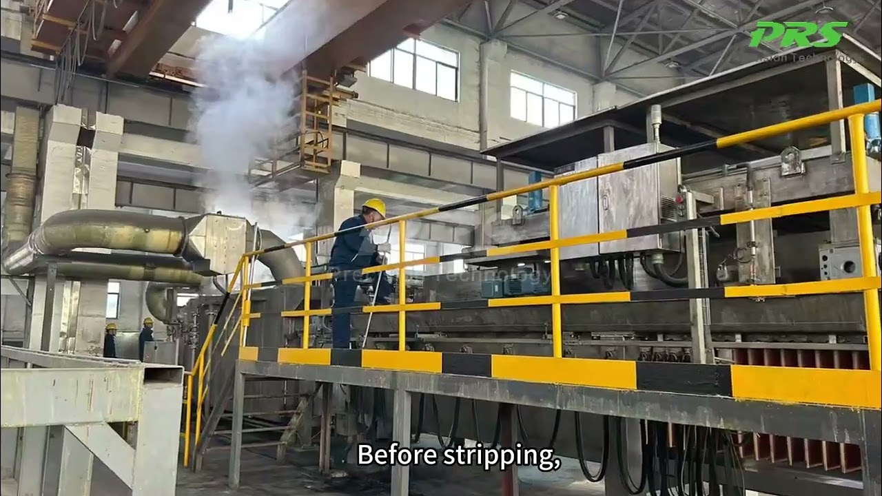 High-Efficiency Cathode Stripping Machine | Automated Stripping & Stacking for Copper Refinery