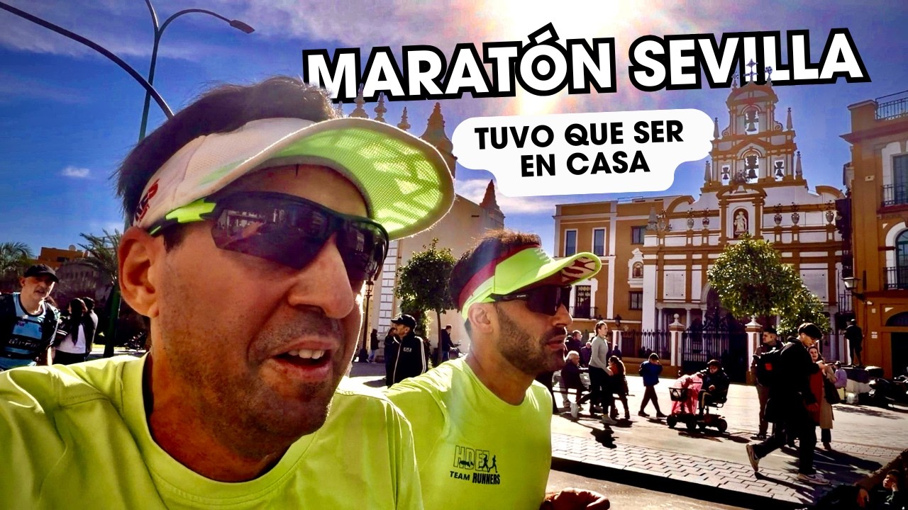 Maratón de Sevilla 2026  | Mi hermano me llevó hasta la marca personal