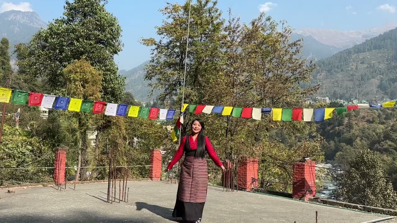 Potala / trending tibetan song gorshay #step by step.tendol tutorials. ལྷག་དཀར་བཟང་