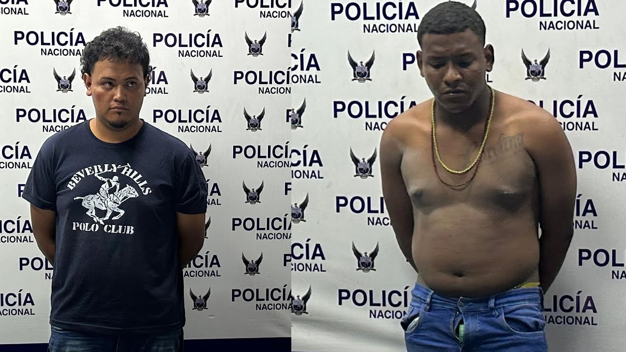 DOS EXTORSIONADORES FUERON DETENIDOS EN EL SUR DE GUAYAQUIL, CON ARMAS, EXPLOSIVOS Y DROGAS