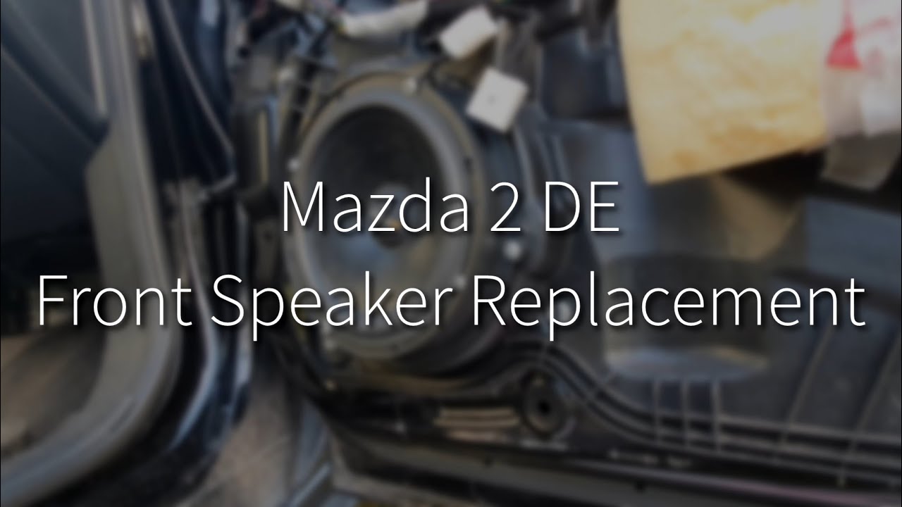 Mazda 2 DE Front Speaker Replacement (Door Panel Removal)
