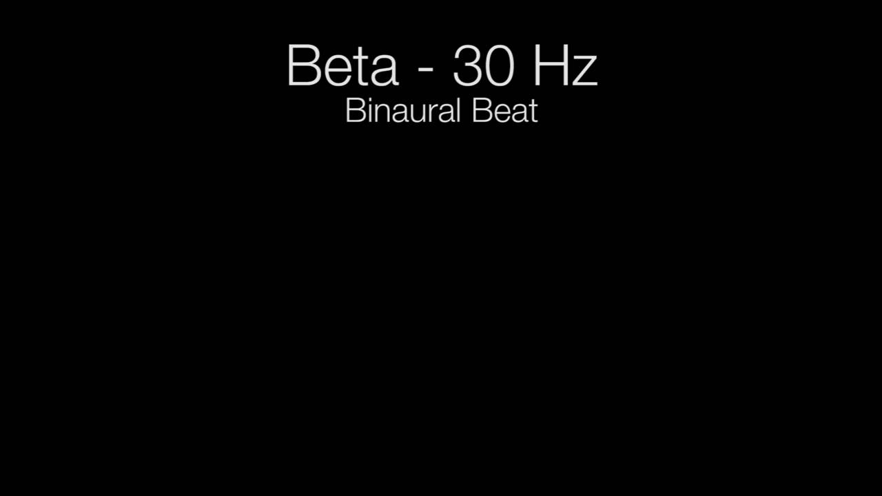 'Problem Solving' Beta Binaural Beat - 30Hz (1h Pure)