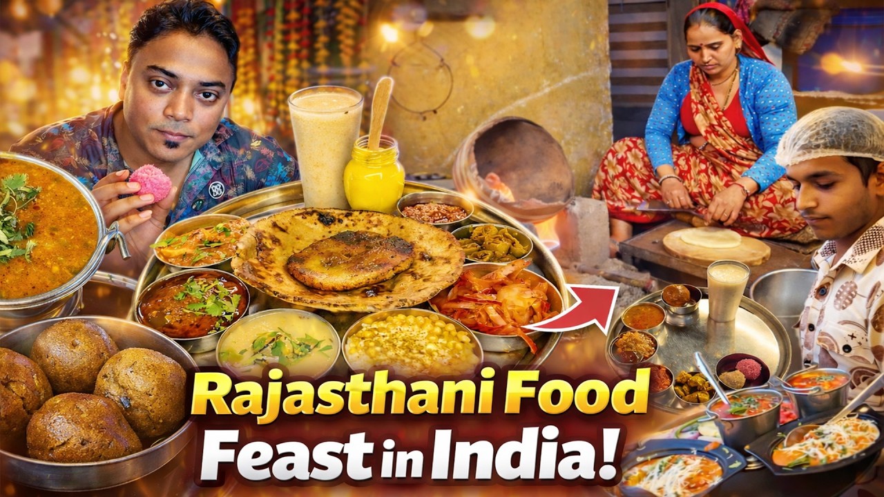 Rajasthani Food Feats In Ajmer | Desi Chulha Rabadi Wala | Ajmer Street Food