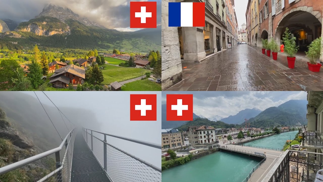 Interlaken - Lauterbrunnen - Grindelwald - Annecy || #س_ج