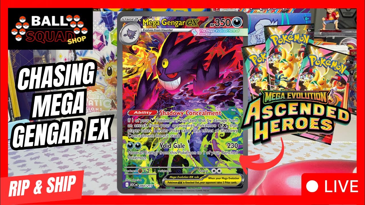 🔴 LIVE ASCENDED HEROES GOD PACK CHASE GENGAR SWORD ART ONLINE EVANGELION ONE PIECE SLABS DIGIMON