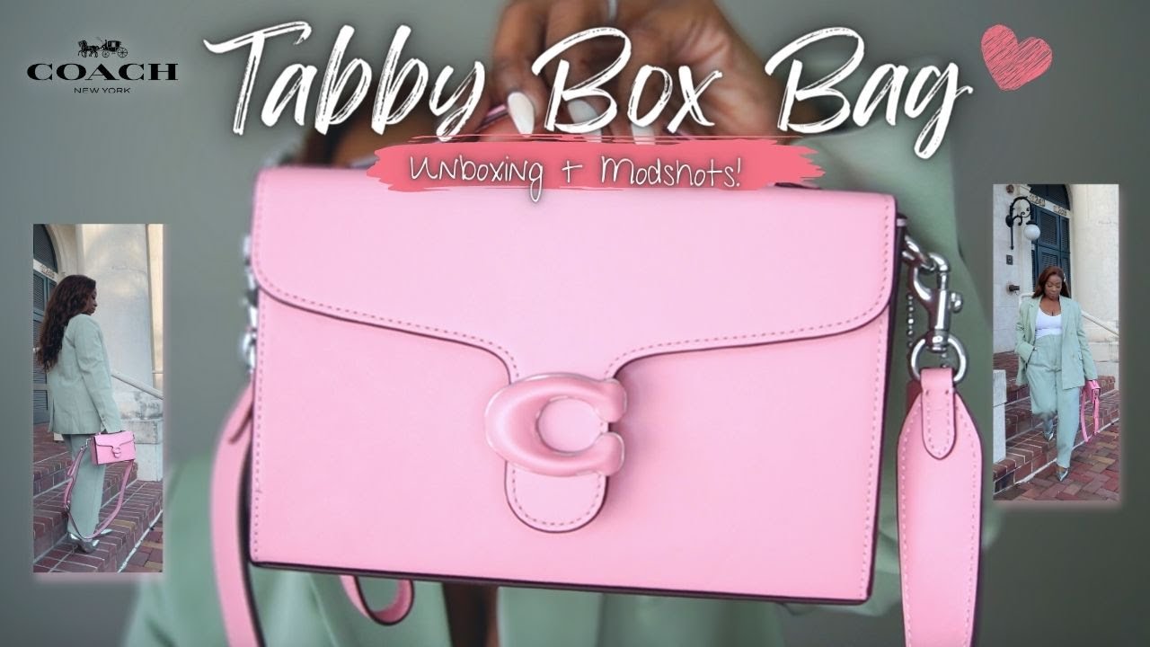 *NEW* COACH TABBY BOX BAG UNBOXING + MOD SHOTS!  | LEMOMLIFE™