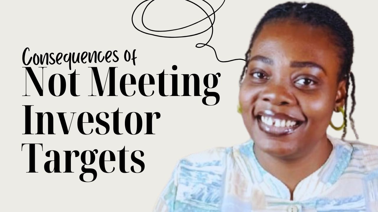 What happens if you don't Meet Investor Targets? (Startup Reality)