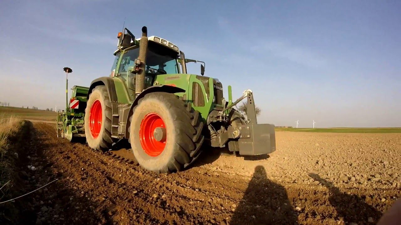 Wiosna 2016 & Fendt Vario 412 Tms & Amazone AD 3000