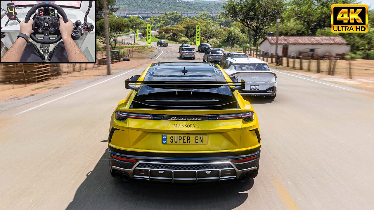 Lamborghini Urus VS SUV cars - Forza Horizon 5 | Logitech G923 Steering Wheel
