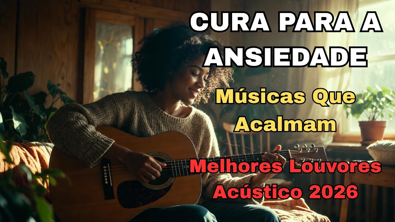 DIMINUA A ANSIEDADE: Louvores para Acalmar a Alma 🙏 Acústico Gospel 2026