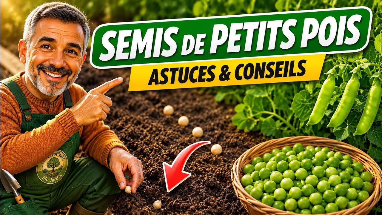 Semis de Petits Pois 🌱 Astuces de Jardinage pour une Belle Récolte Abondante !