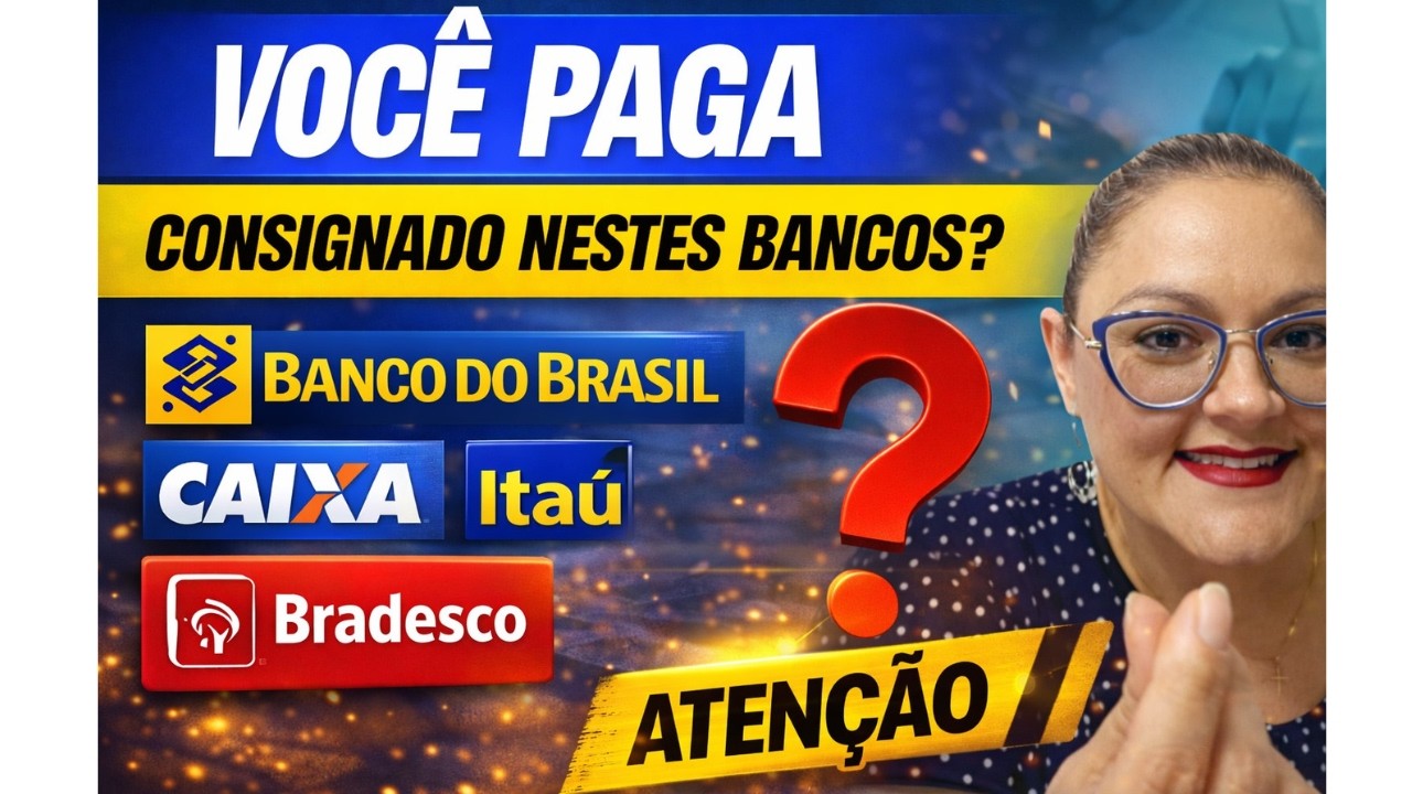 🔴 NOVIDADE BOA SÓ PRA QUEM PAGA CONSIGNADO INSS NESSES BANCOS ! - BB - CAIXA - ITAÚ - BRADESCO !