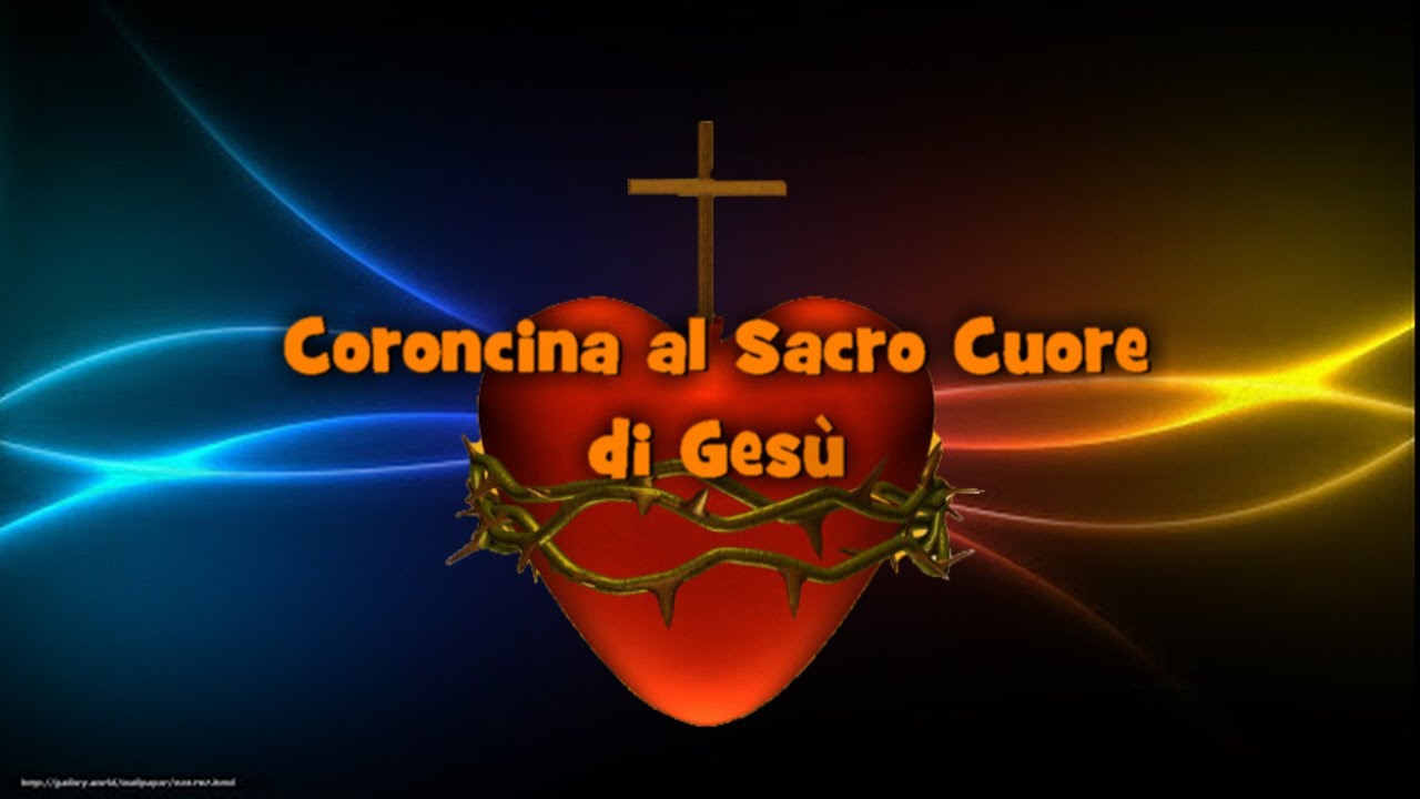 Coroncina del Sacro Cuore di Gesù con Giaculatoria e Litanie