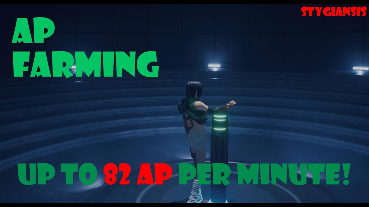 FFVII Remake Intergrade Intermission: Easiest AP Farming (Up to 82 per min!)