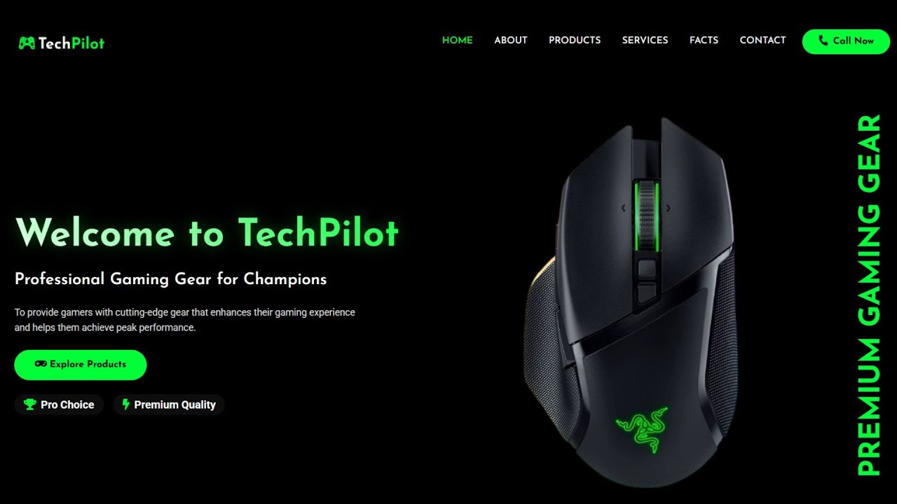 Responsive Gaming Website Design Using Bootstrap 5 |  Bootstrap 5 Responsive Website Design - Full