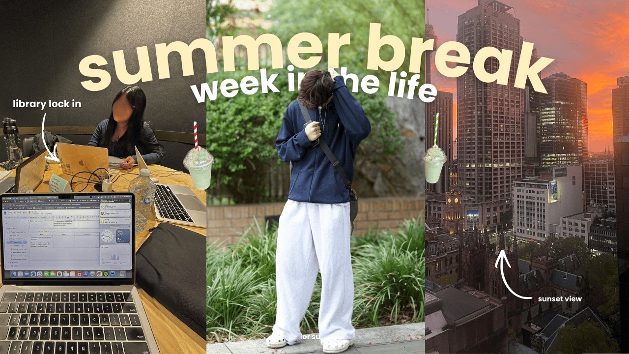 PRODUCTIVE last week of summer break before senior year