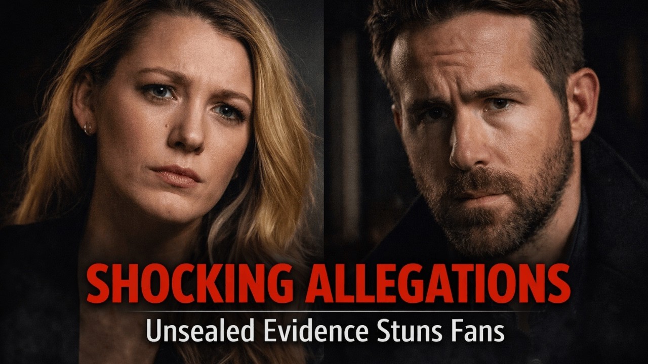 Blake Lively and Ryan Reynolds Under Fire : Unsealed Documents Reveal Shocking New Evidence