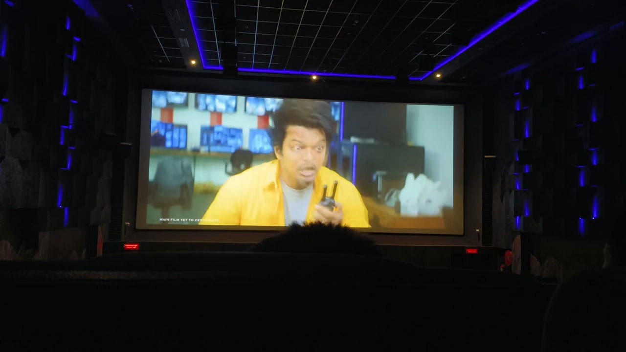 GOAT trailer theatre response.... #goat #trailer #vijay