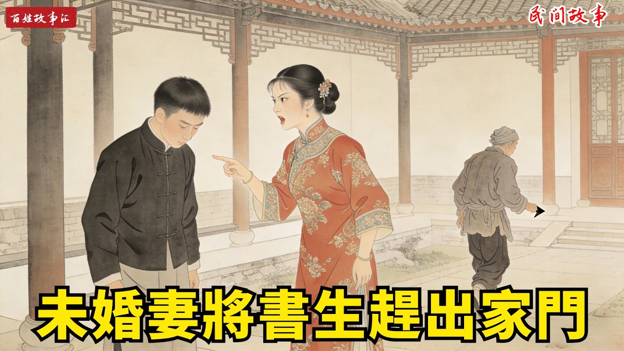 書生心善施舍女乞丐吃食，被未婚妻針對趕出家門，乞丐送他天大富貴! #故事頻道 #民間故事#有聲書 #睡前故事#中國文化#故事分享