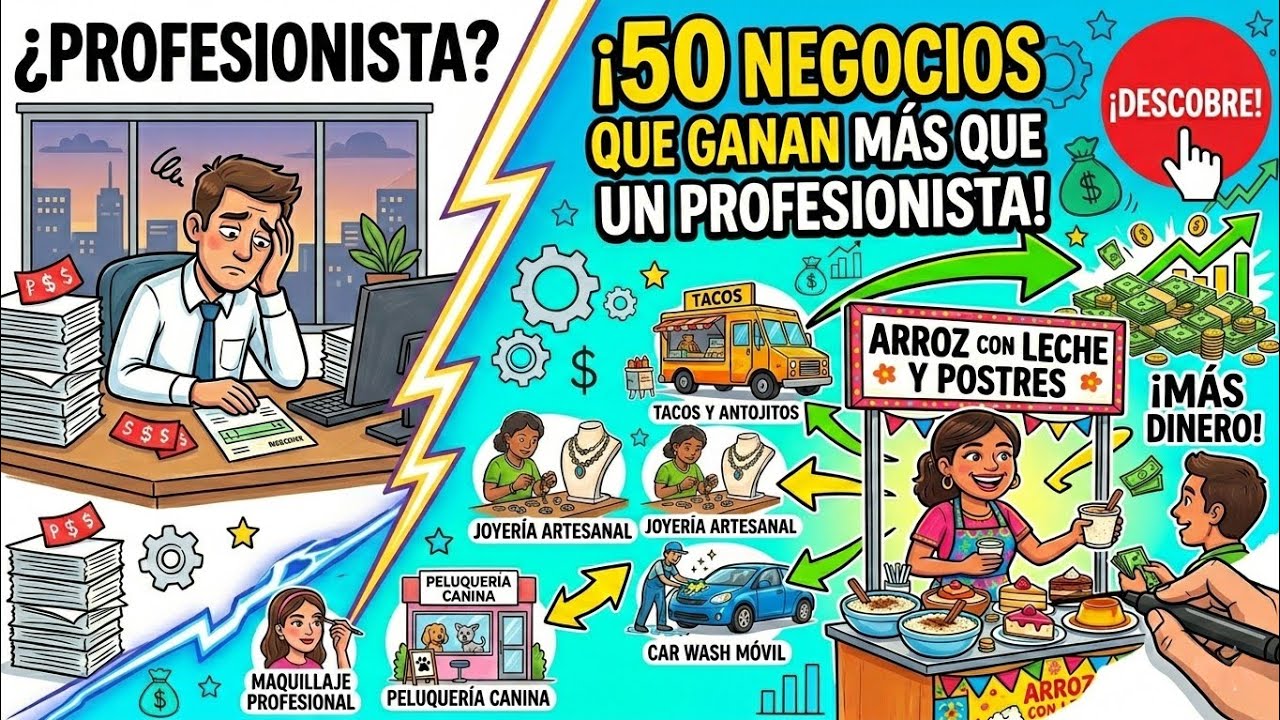 50 Negocios en tu Barrio Ganan Mas que un Profesionista