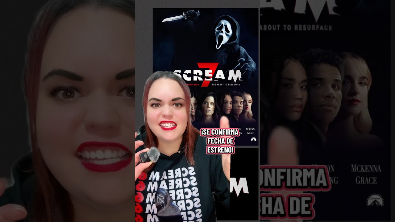 &iexcl;Se confirma FECHA DE ESTRENO de SCREAM 7 y NUEVOS DETALLES! #scream7 #scream #ghostface #terror