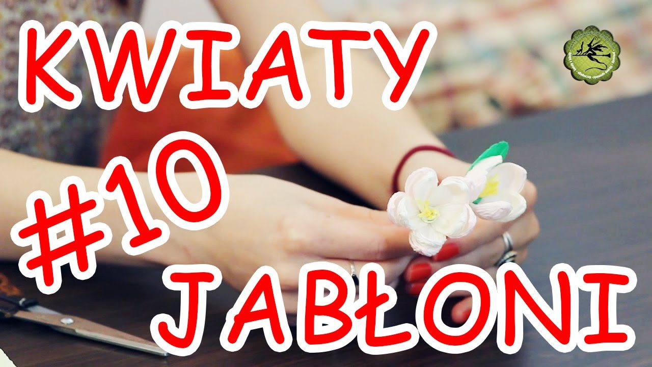 Kwiatki z bibuły #10 - kwiaty jabłoni