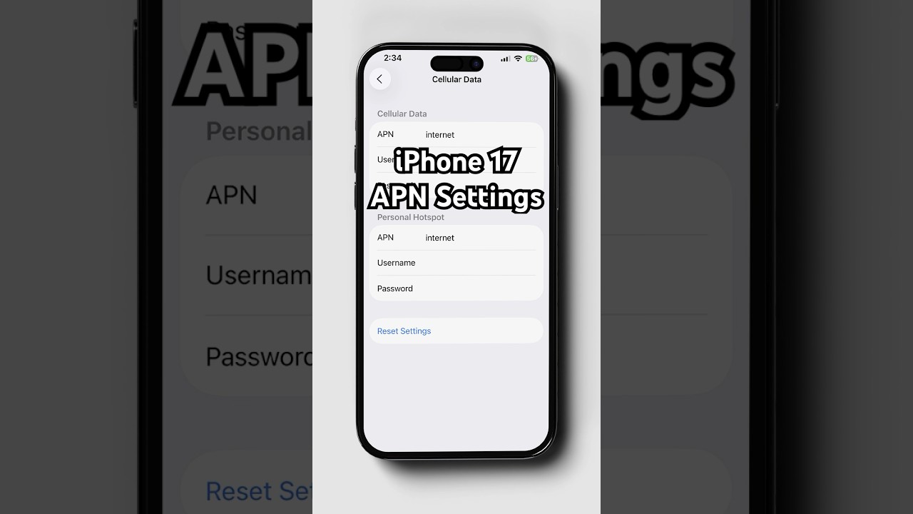 Нет интернета на iPhone 17? Быстрое решение для настроек APN (руководство 2025 года)