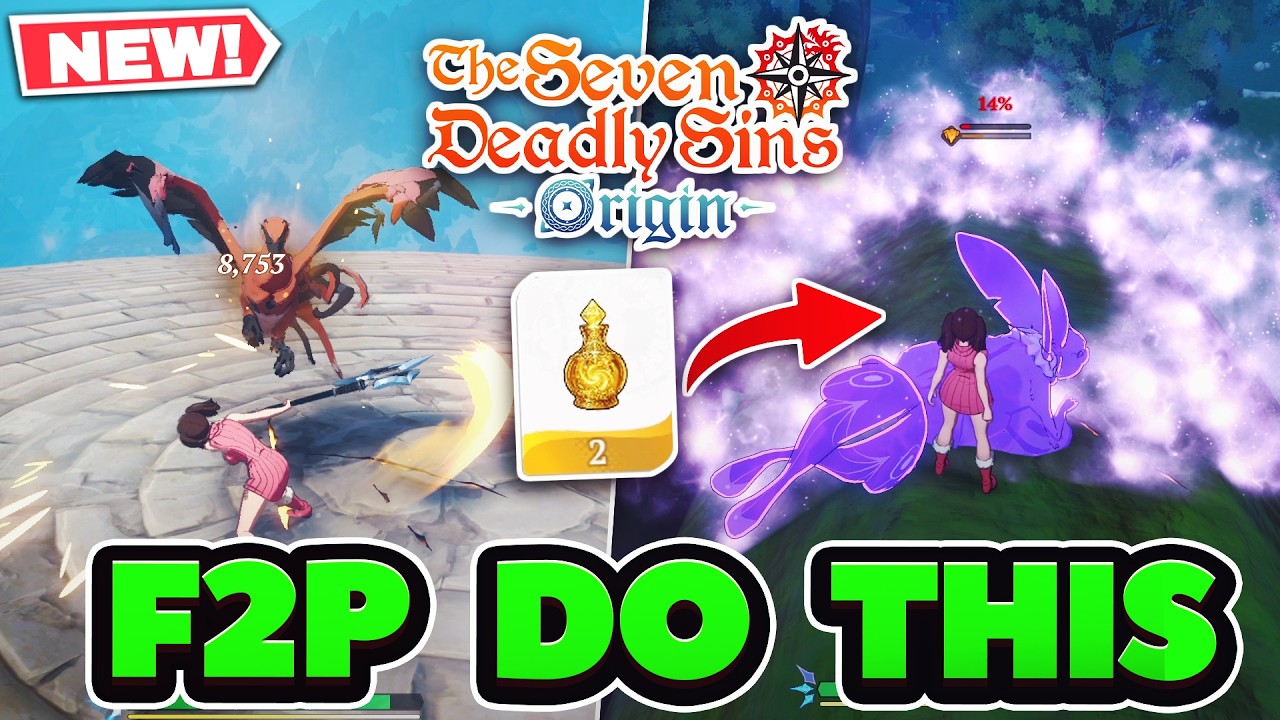 F2P'S DONT WASTE THESE! 2 FREE GOD POTIONS FOR RARE PETS! | 7DS: Origin