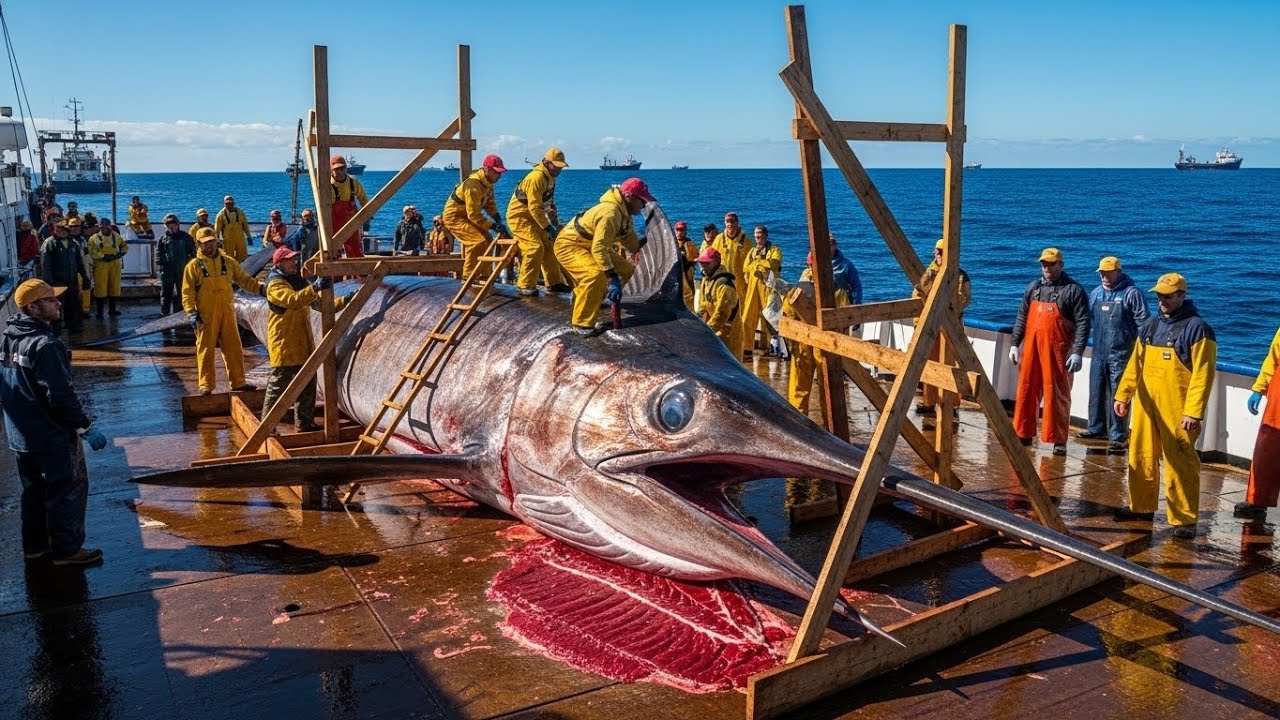 Giant swordfish 5000kg &ndash; heavy industrial crane