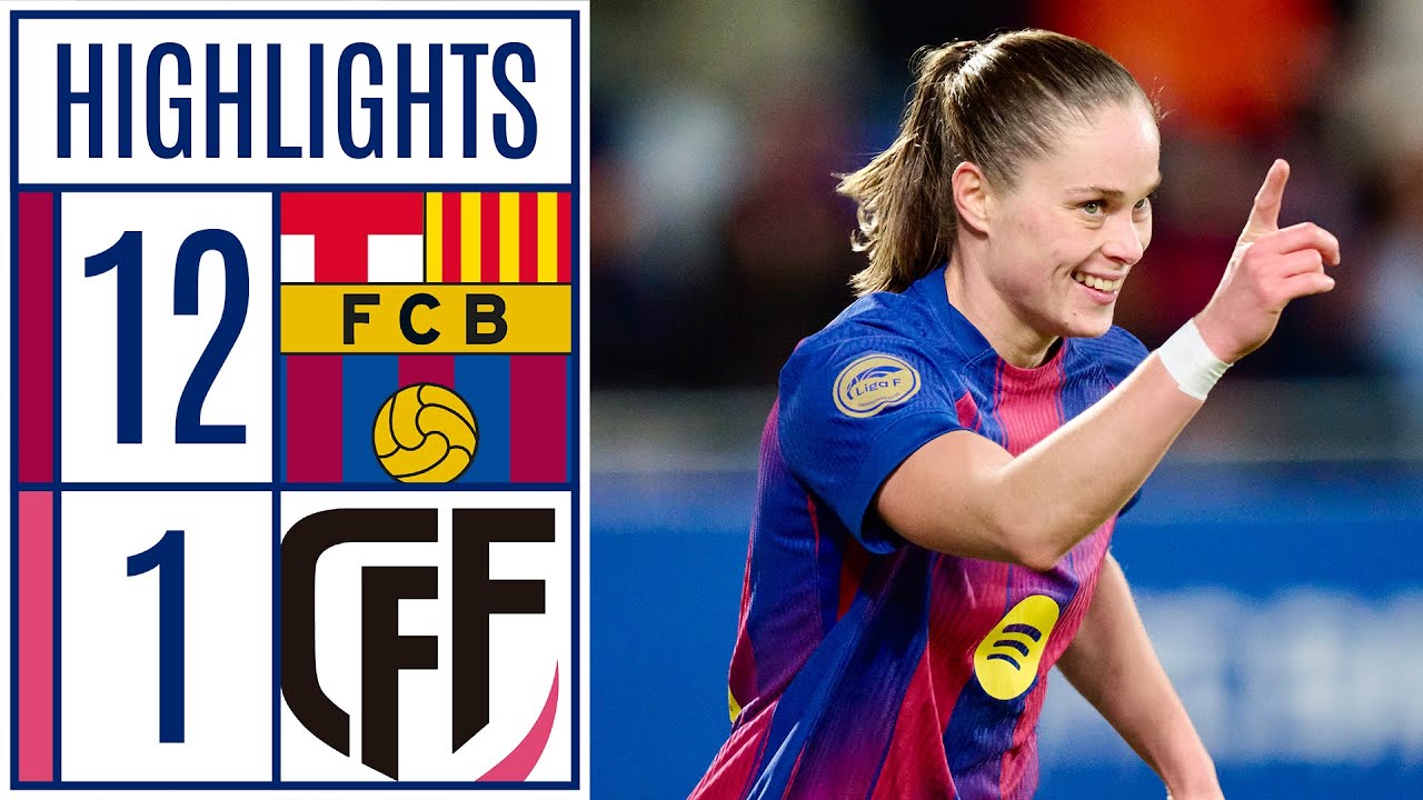 FC BARCELONA 12 - 1 MADRID CFF | RESUMEN LIGA F MOEVE